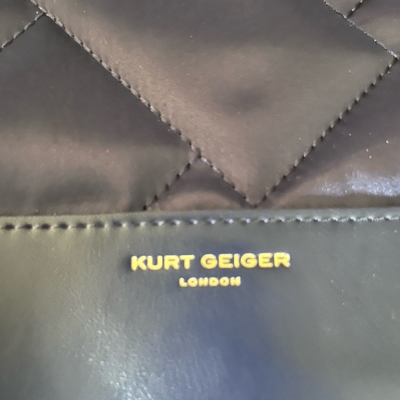 Kurt Geiger Navy Blue Quilted Tote Bag - Picture 9 of 9